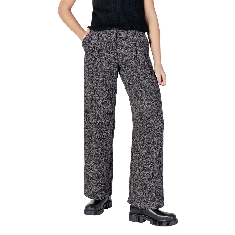 Jacqueline De Yong Black Flared Pants for Women