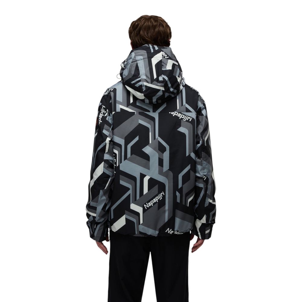 Veste Napapijri bicolore en polyester recyclé