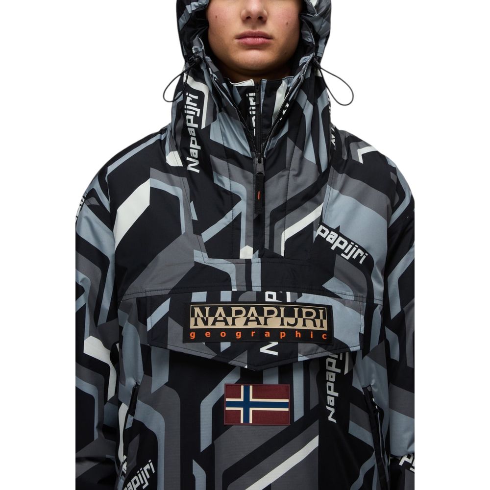 Veste Napapijri bicolore en polyester recyclé
