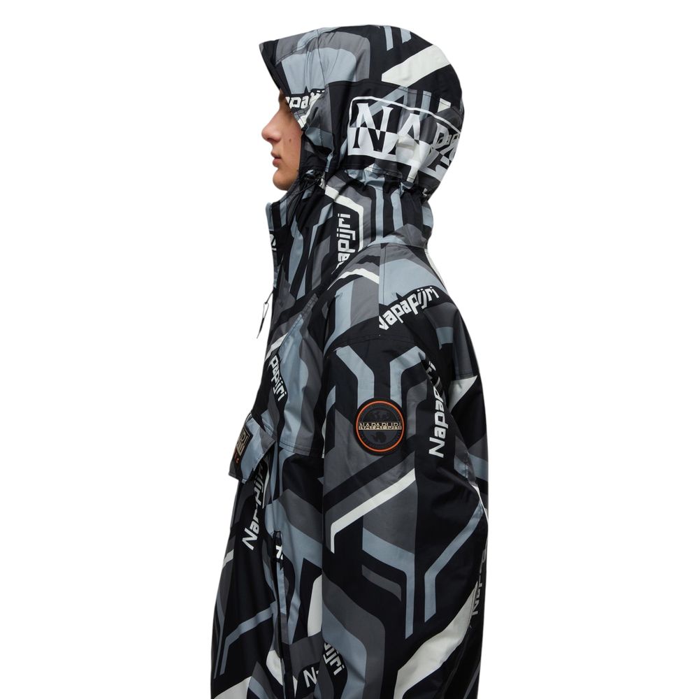 Veste Napapijri bicolore en polyester recyclé