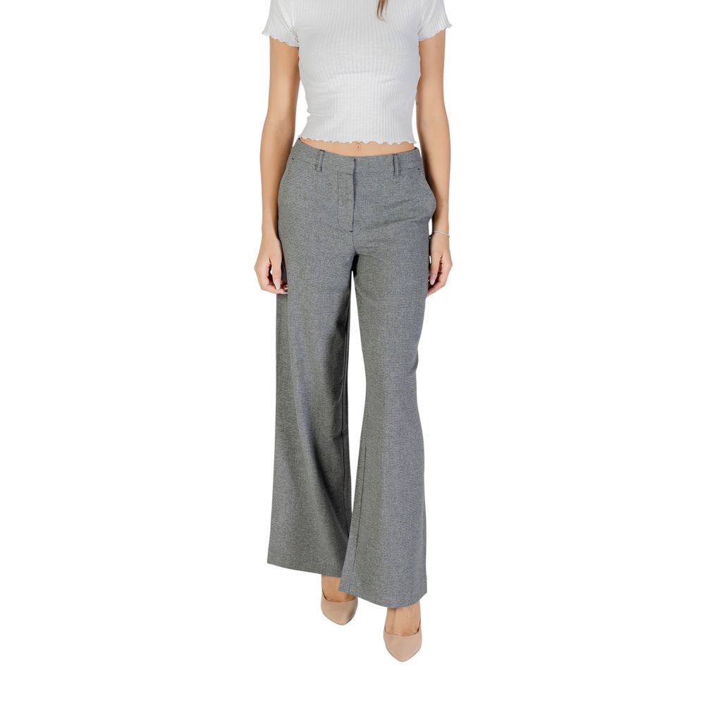 Only Grey Casual Pants for Women