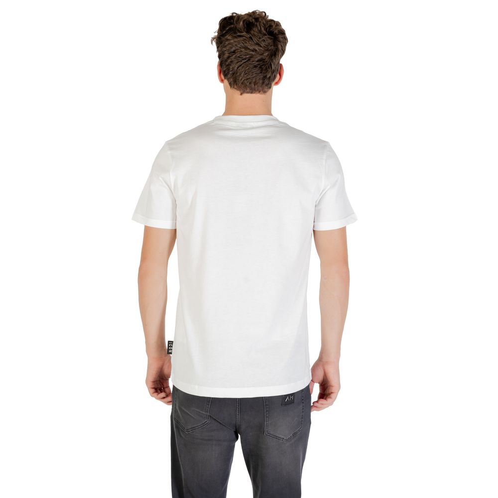 T-shirt en coton noir et blanc Icon