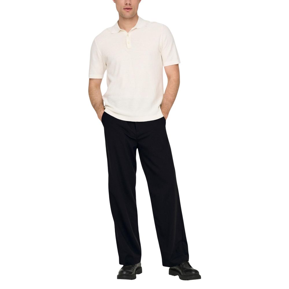 Only & Sons Black Casual Pants for Men detail view