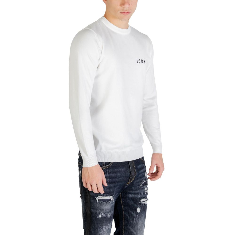 Icon White Sweatshirt for Men side view