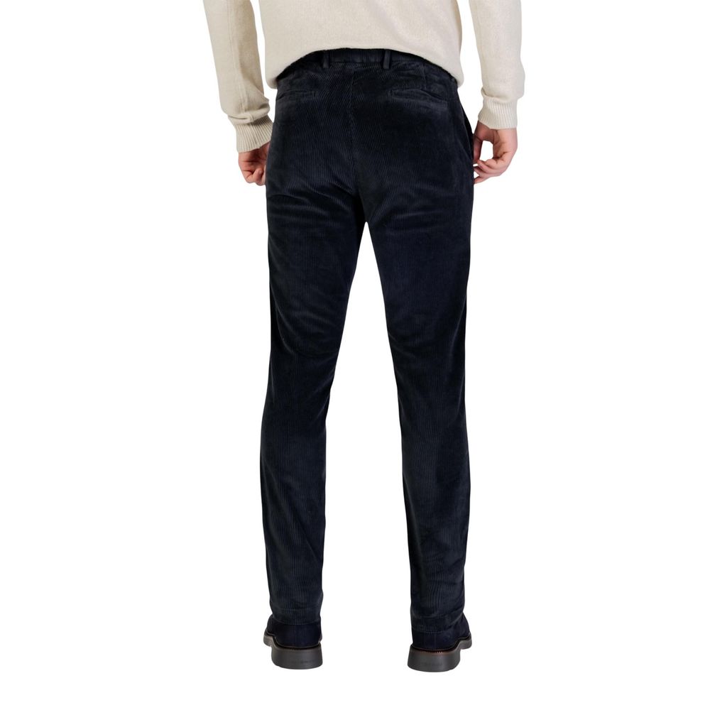 Pantalon décontracté Borghese en coton bleu
