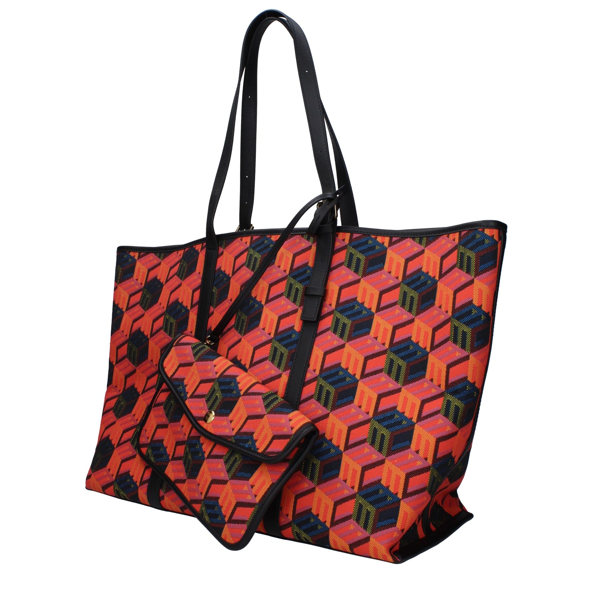 Sac bandoulière MCM en tissu multicolore