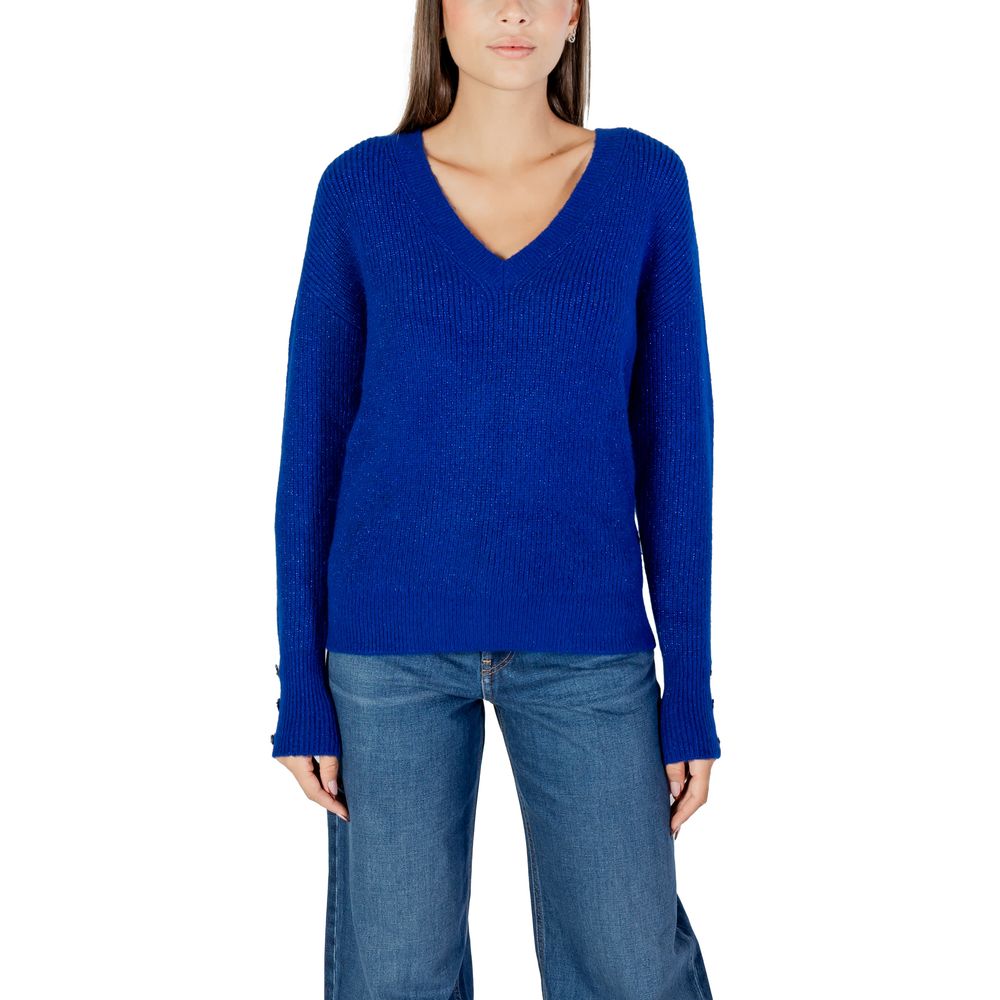 Sweat-shirt Morgan De Toi en polyester bleu