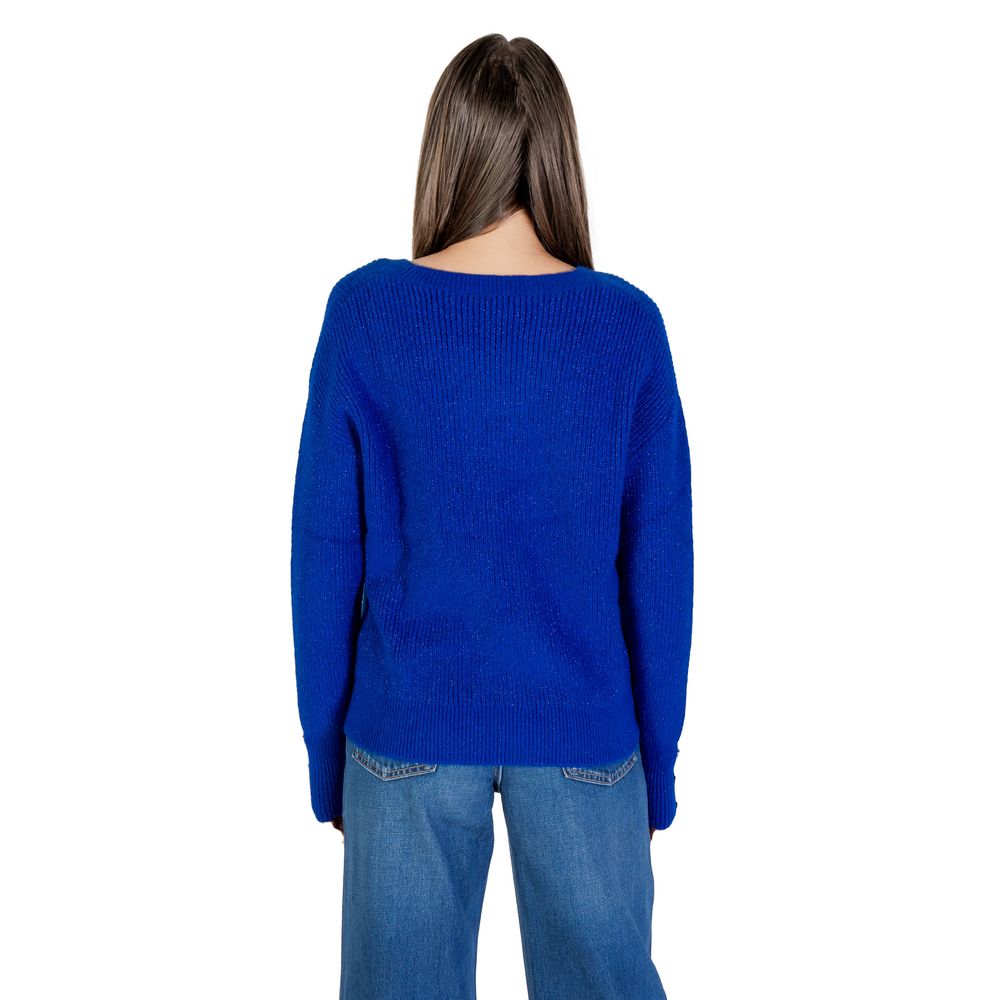 Sweat-shirt Morgan De Toi en polyester bleu
