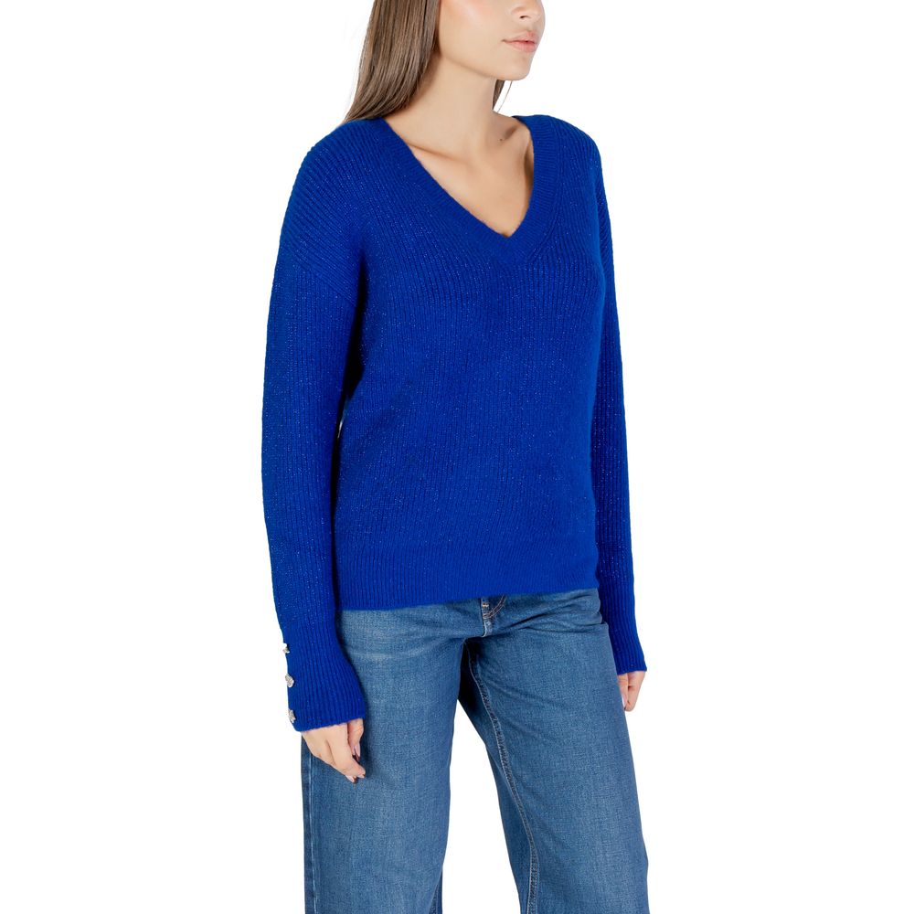Sweat-shirt Morgan De Toi en polyester bleu