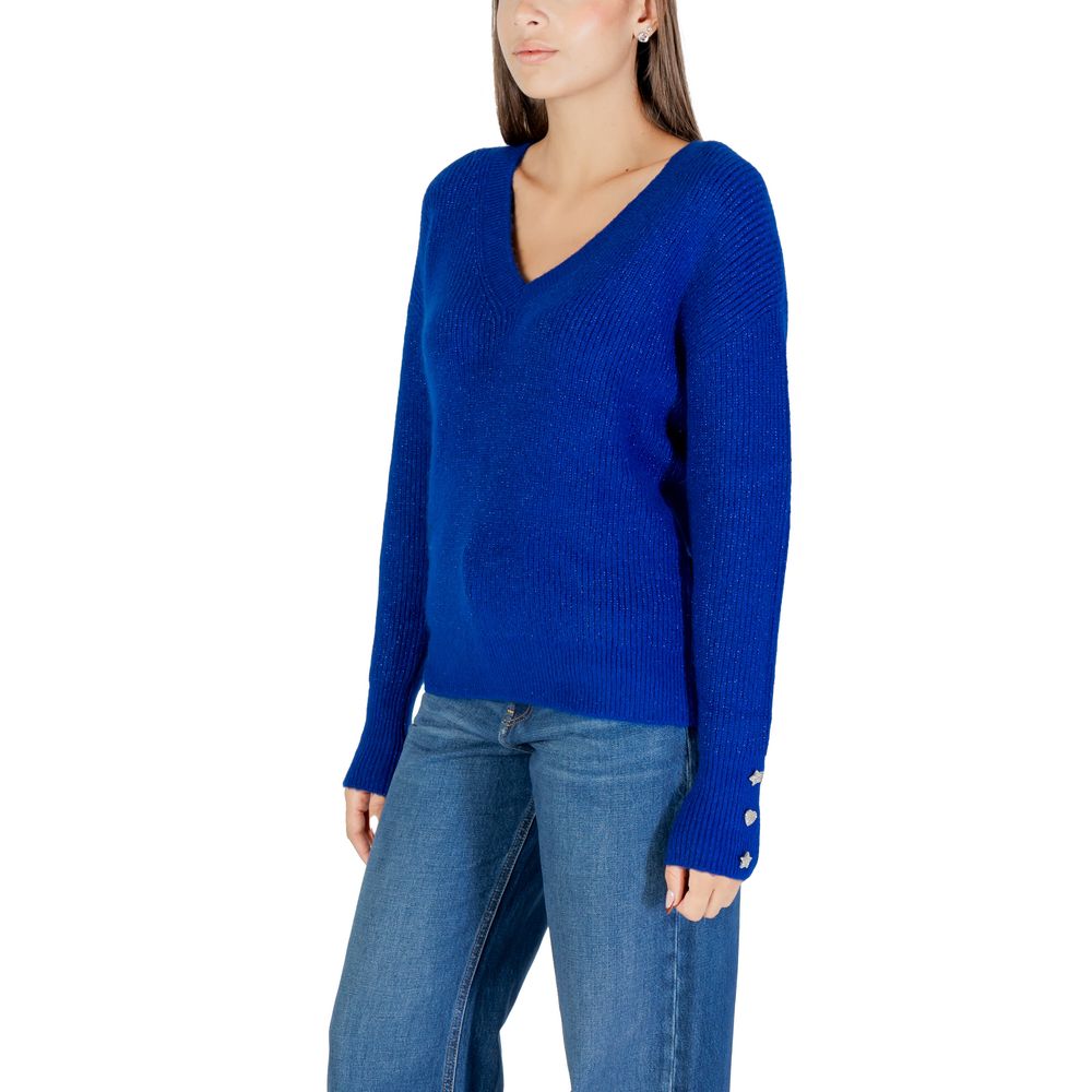 Sweat-shirt Morgan De Toi en polyester bleu