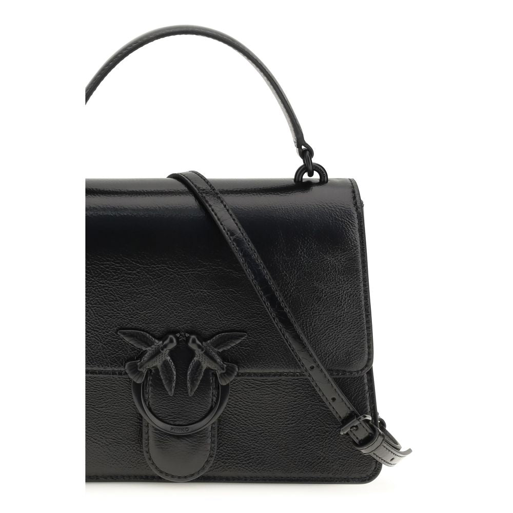 Sac à main PINKO noir en agneau Ovis Aries Aries