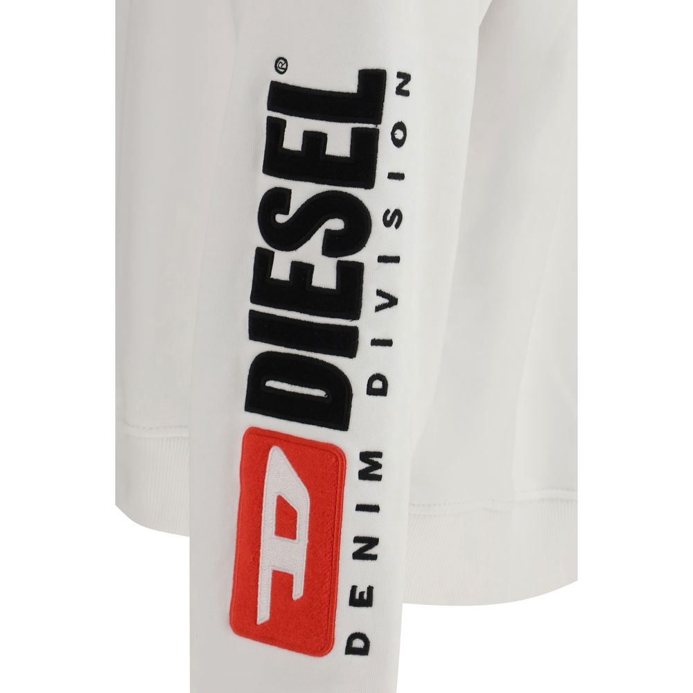 Diesel White Sweatshirt for Men detail view