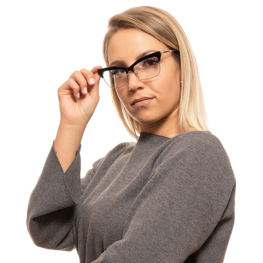 Emilio Pucci Black Glasses Frames for Women side view