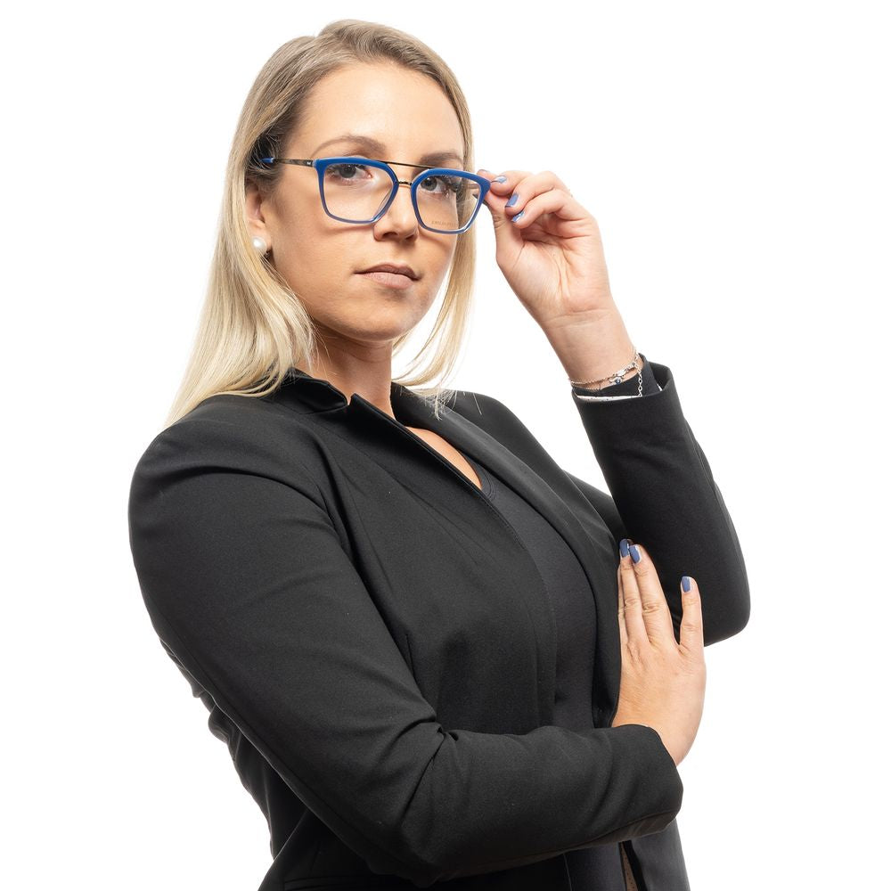 Emilio Pucci Blue Glasses Frames for Women side view