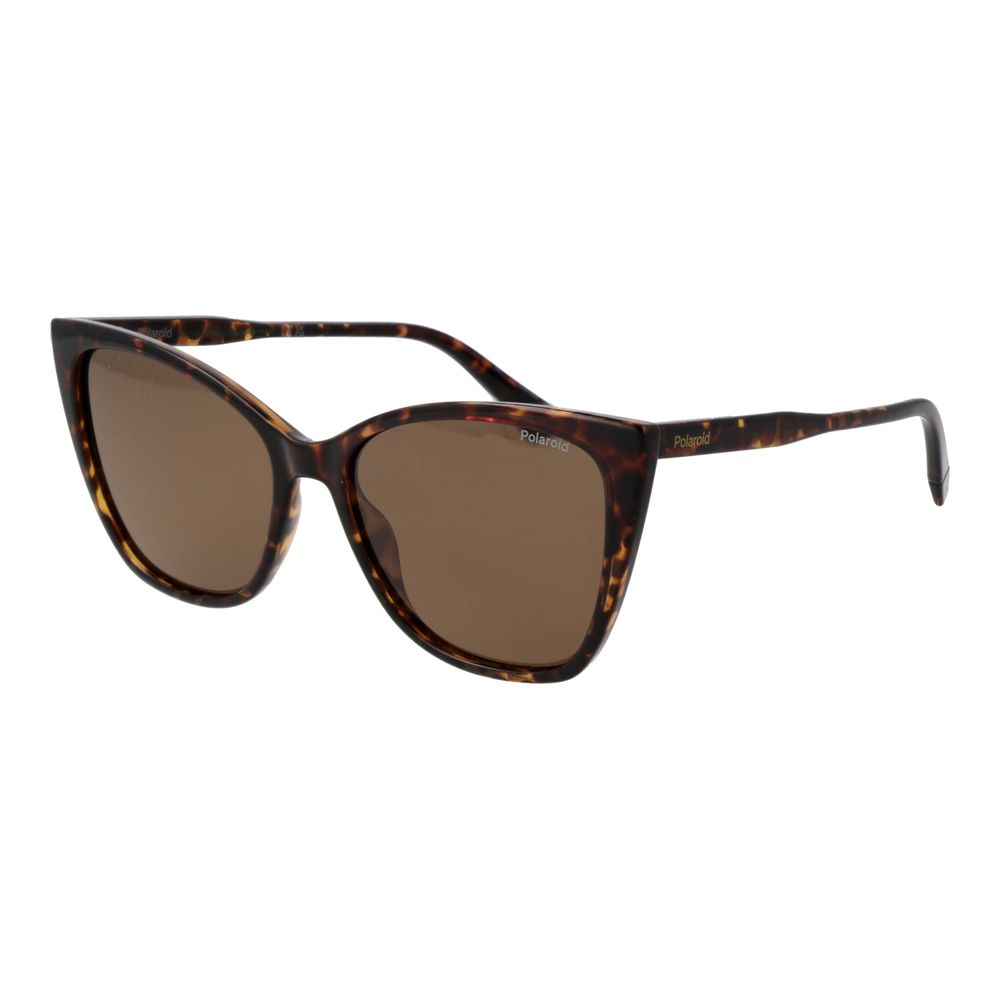Lunettes de soleil Polaroid en polycarbonate marron