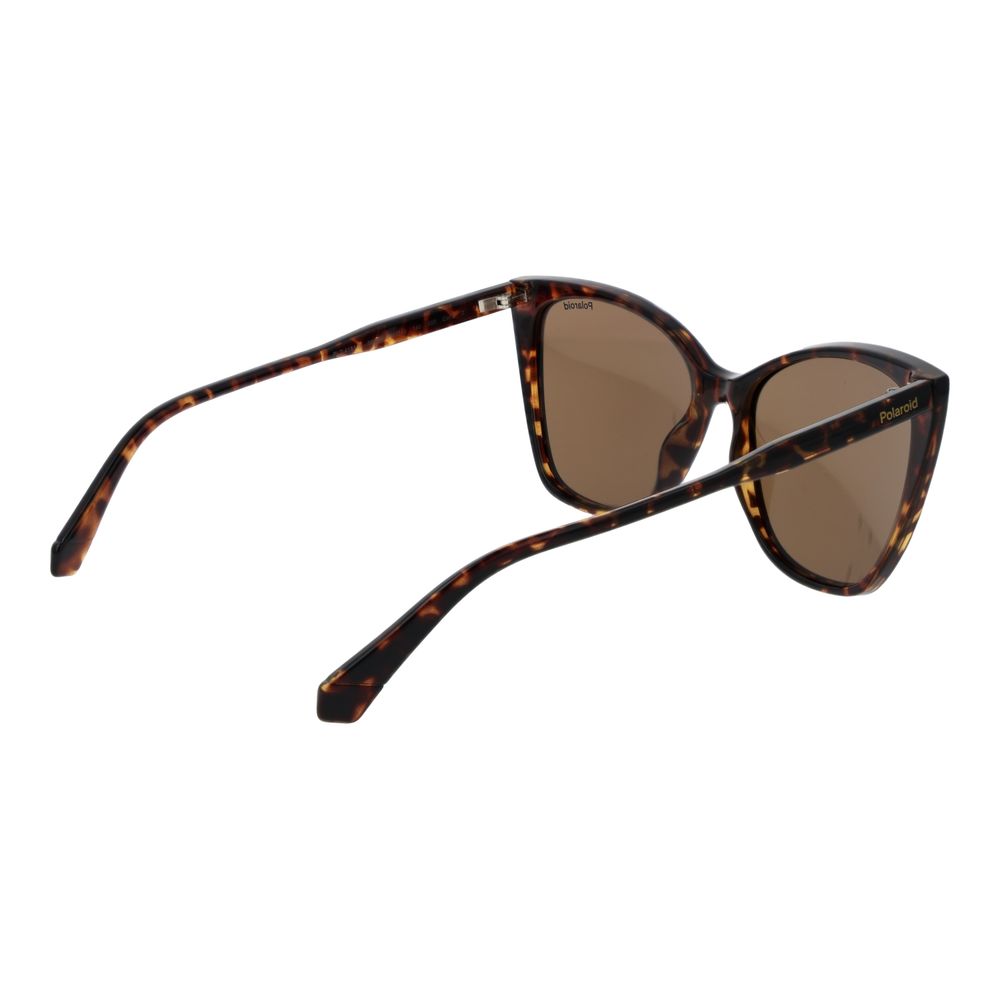 Lunettes de soleil Polaroid en polycarbonate marron