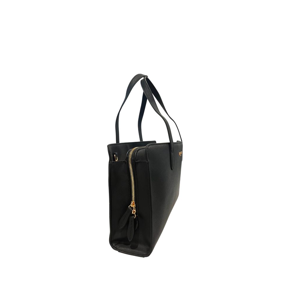 Sac bandoulière Twinset noir en similicuir pour femme