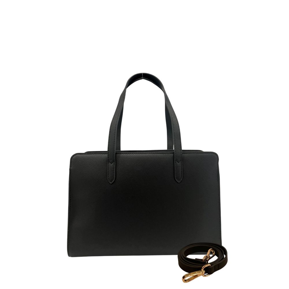 Sac bandoulière Twinset noir en similicuir pour femme