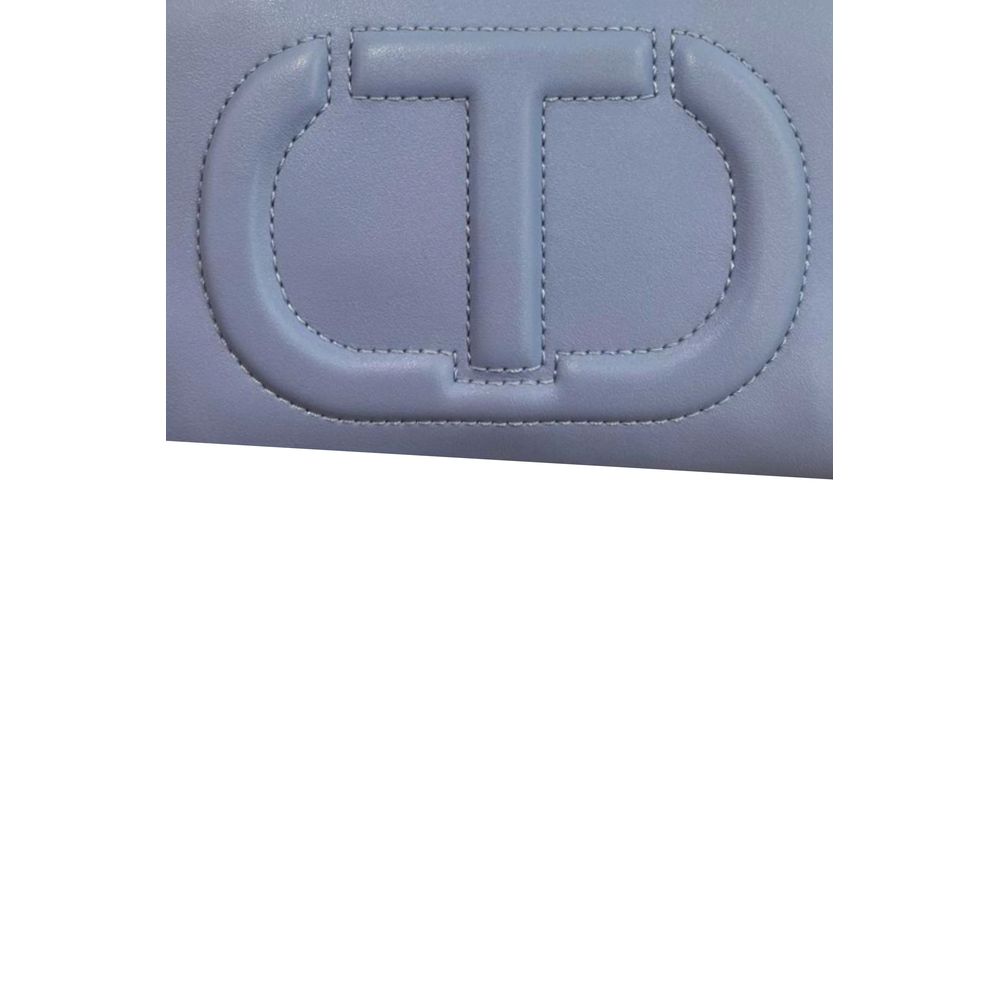 Sac bandoulière Twinset bleu en PU pour femme