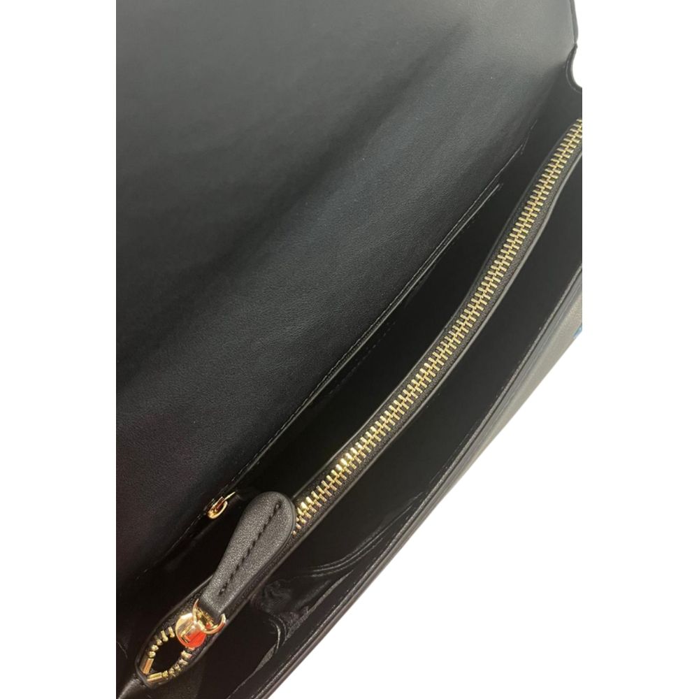 Sac bandoulière Twinset noir en similicuir pour femme