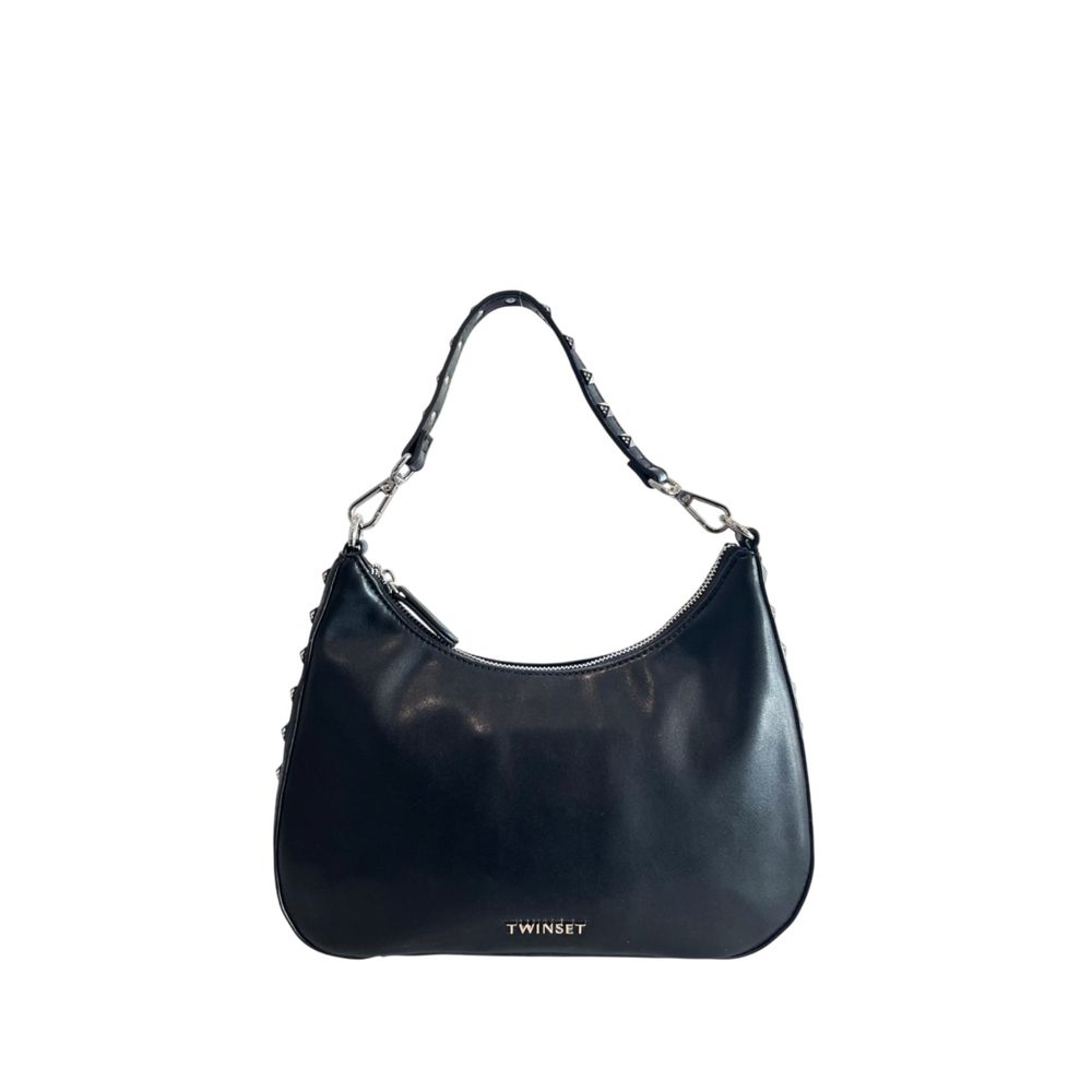 Sac à bandoulière Twinset en polyuréthane noir pour femme