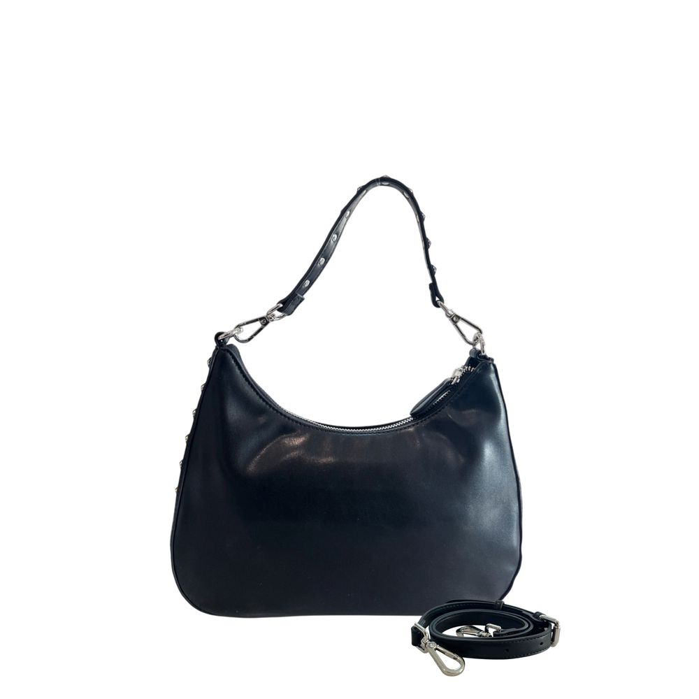 Sac à bandoulière Twinset en polyuréthane noir pour femme