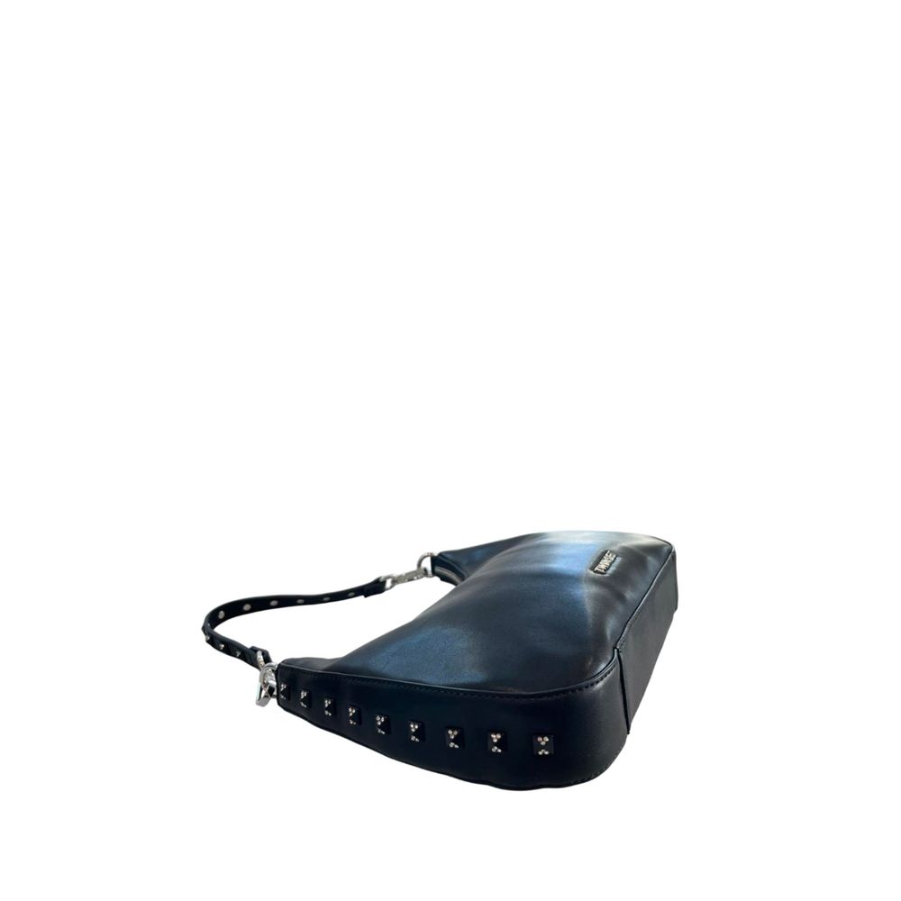 Sac à bandoulière Twinset en polyuréthane noir pour femme