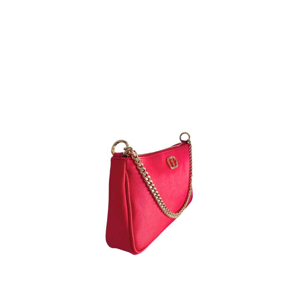 Sac bandoulière Twinset en similicuir rouge pour femme