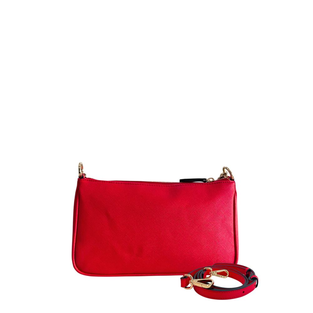 Sac bandoulière Twinset en similicuir rouge pour femme