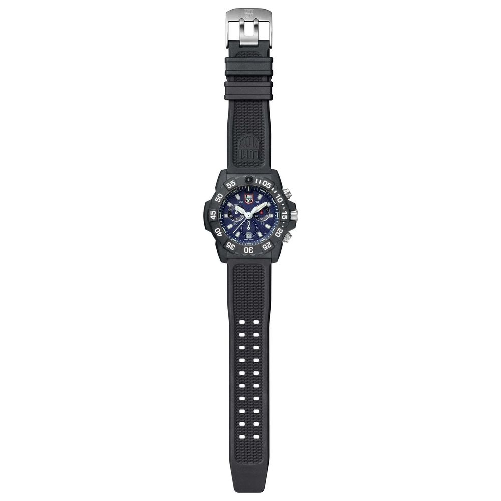 Montre de sport Luminox en caoutchouc noir
