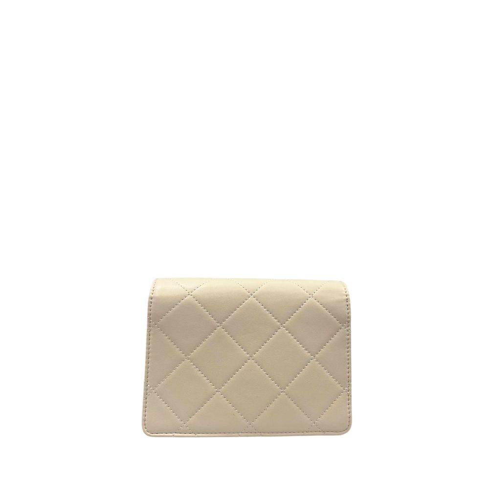 Sac bandoulière Twinset en similicuir beige pour femme