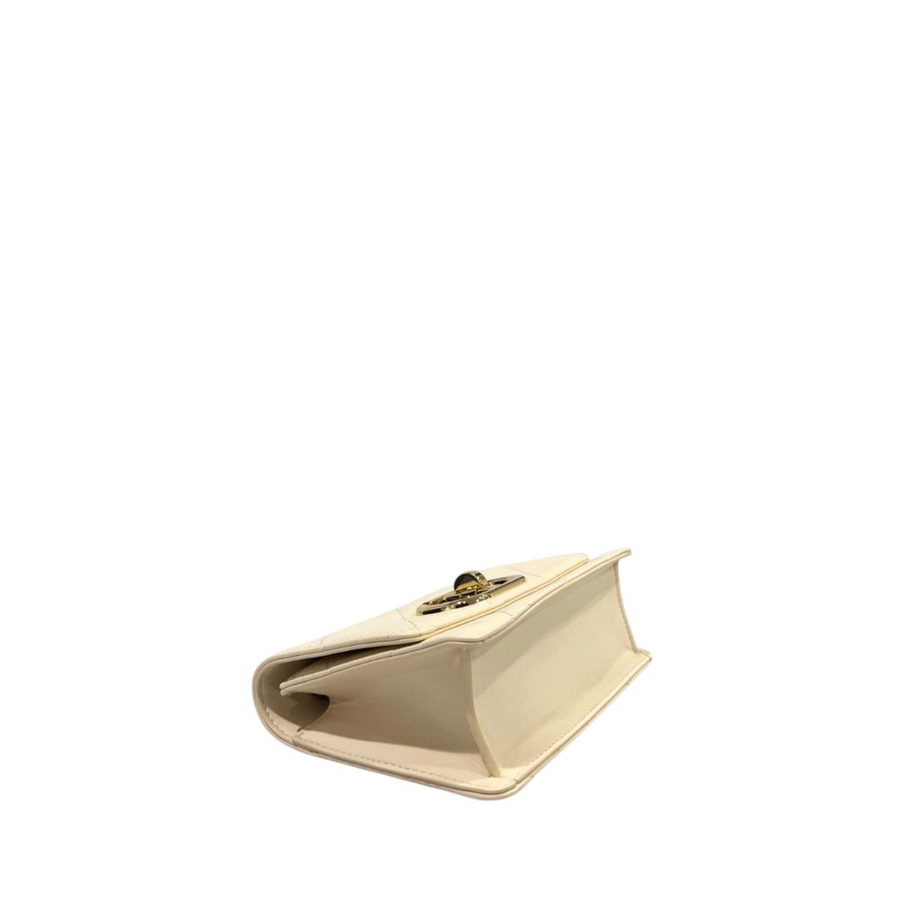 Sac bandoulière Twinset en similicuir beige pour femme