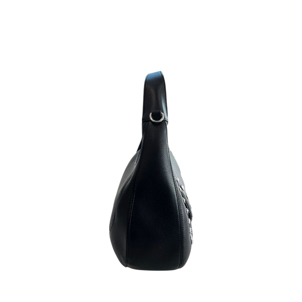 Sac bandoulière Twinset noir en similicuir pour femme
