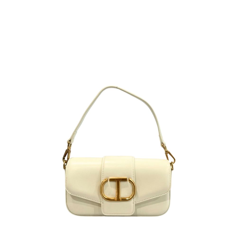Twinset White PU Women Shoulder