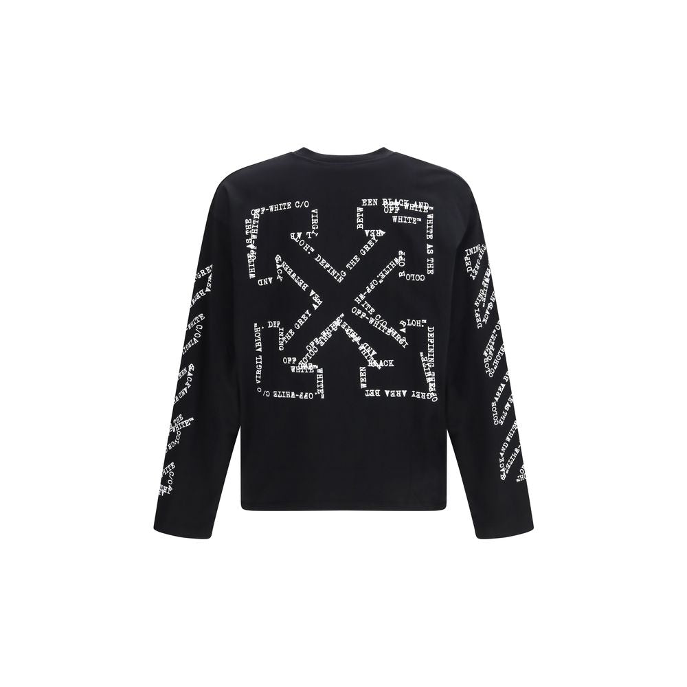 Off-White Black Long Sleeve T-Shirt for Men alternate view