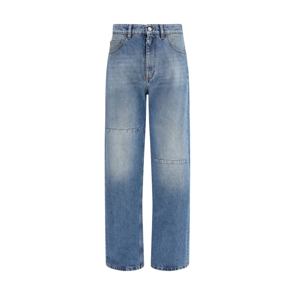 MM6 Jean en denim de coton bleu