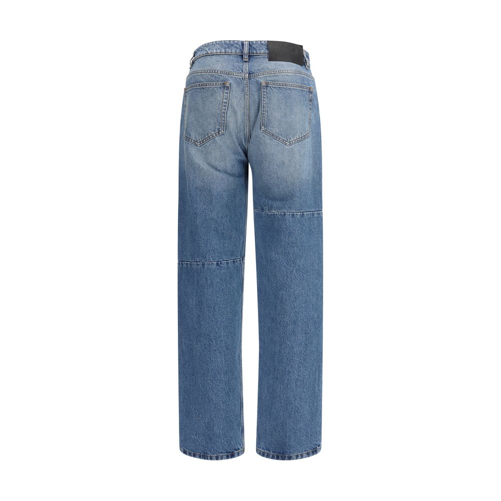 MM6 Jean en denim de coton bleu