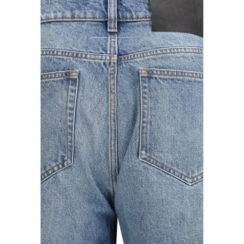MM6 Jean en denim de coton bleu