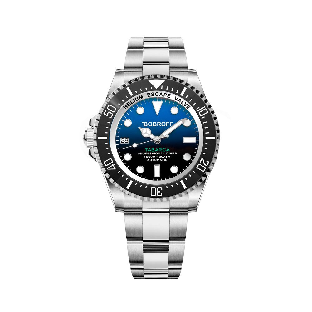 Bobroff Silver Sport Watch for Men