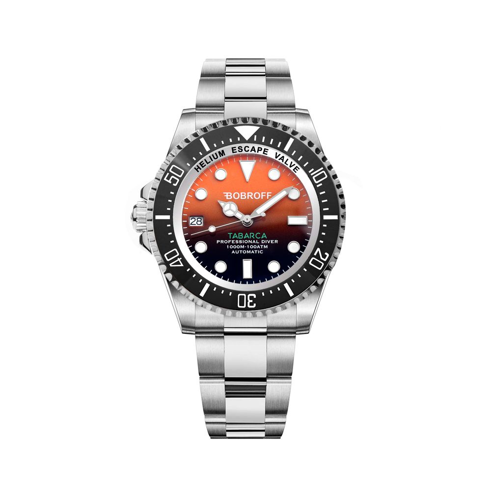 Bobroff Silver Sport Watch for Men