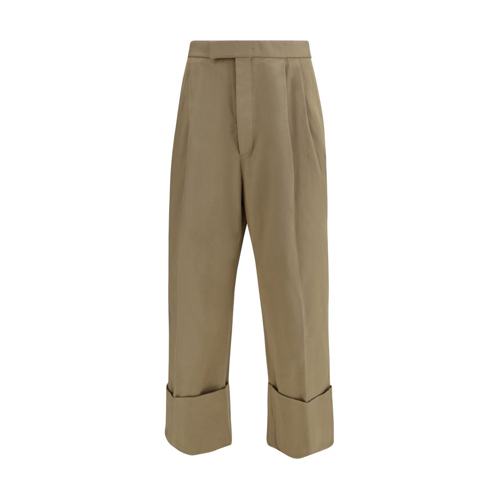 Thom Browne Beige Casual Pants for Men