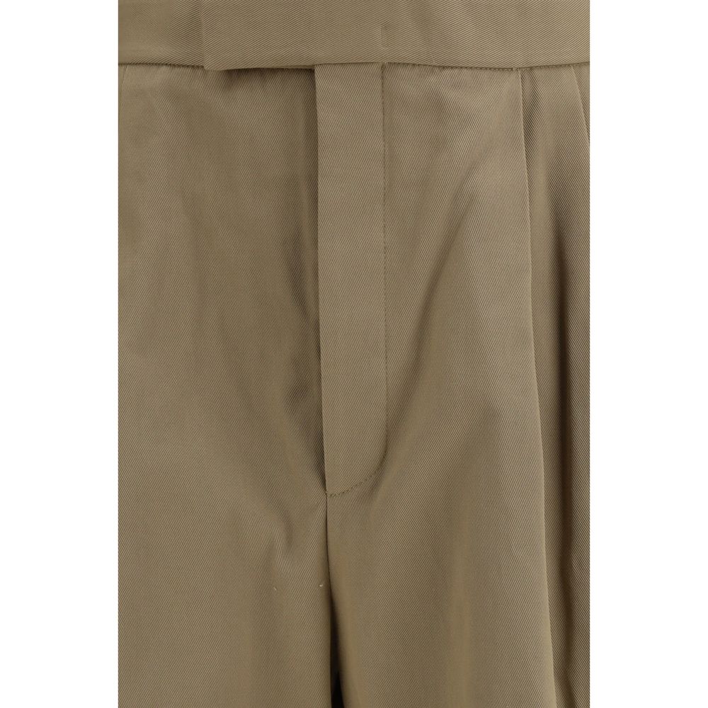 Thom Browne Beige Casual Pants for Men detail view