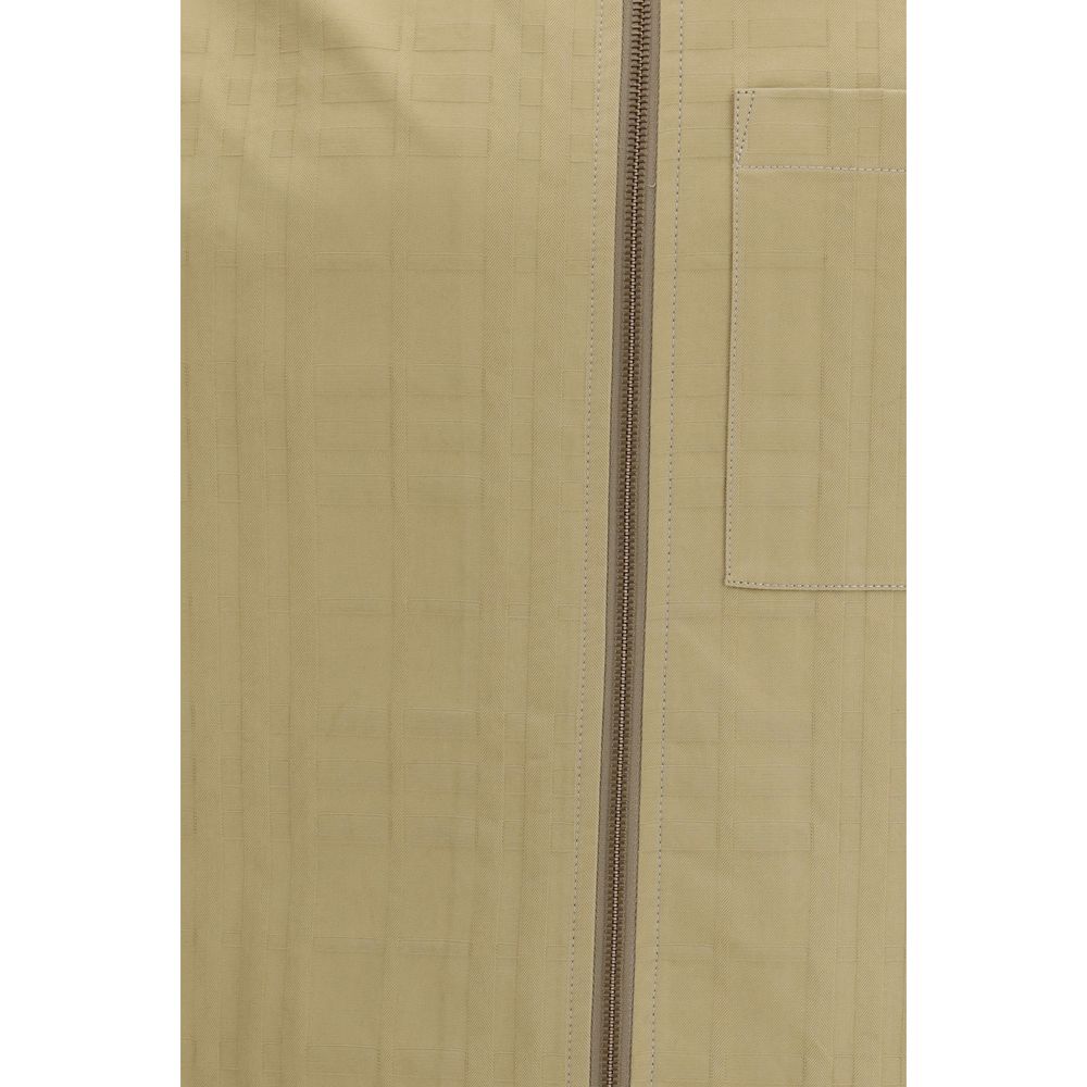 Manteau en coton beige Burberry