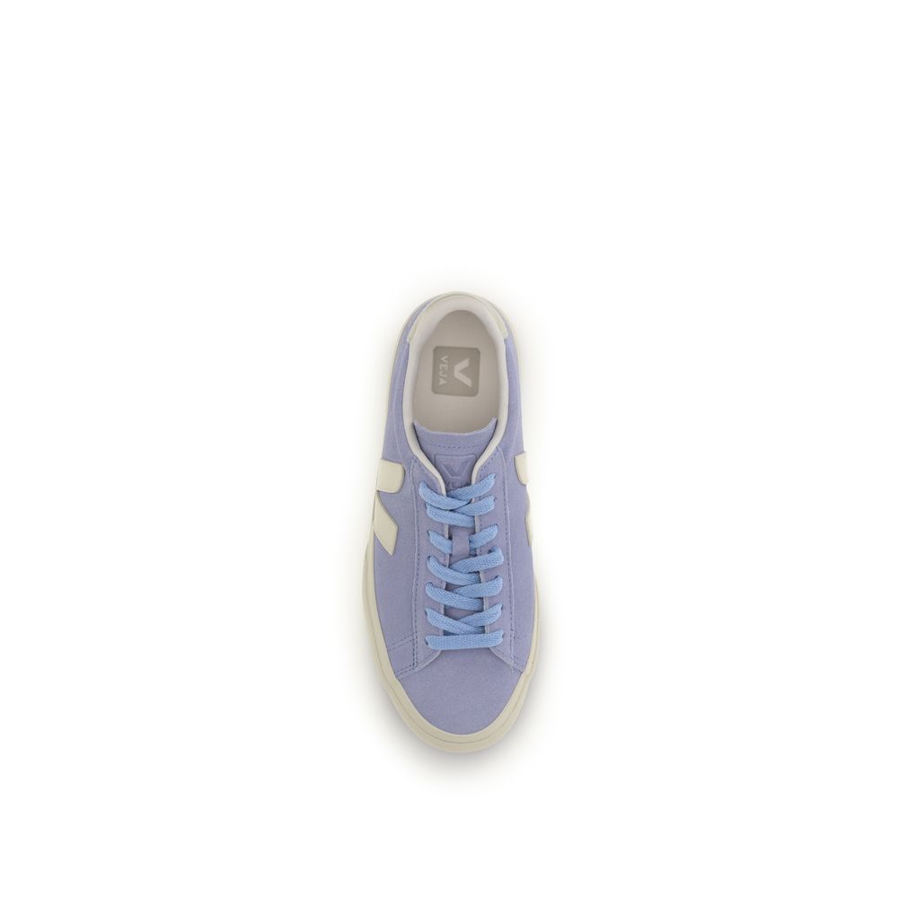 Baskets basses Veja en cuir de veau bleu Bos Taurus