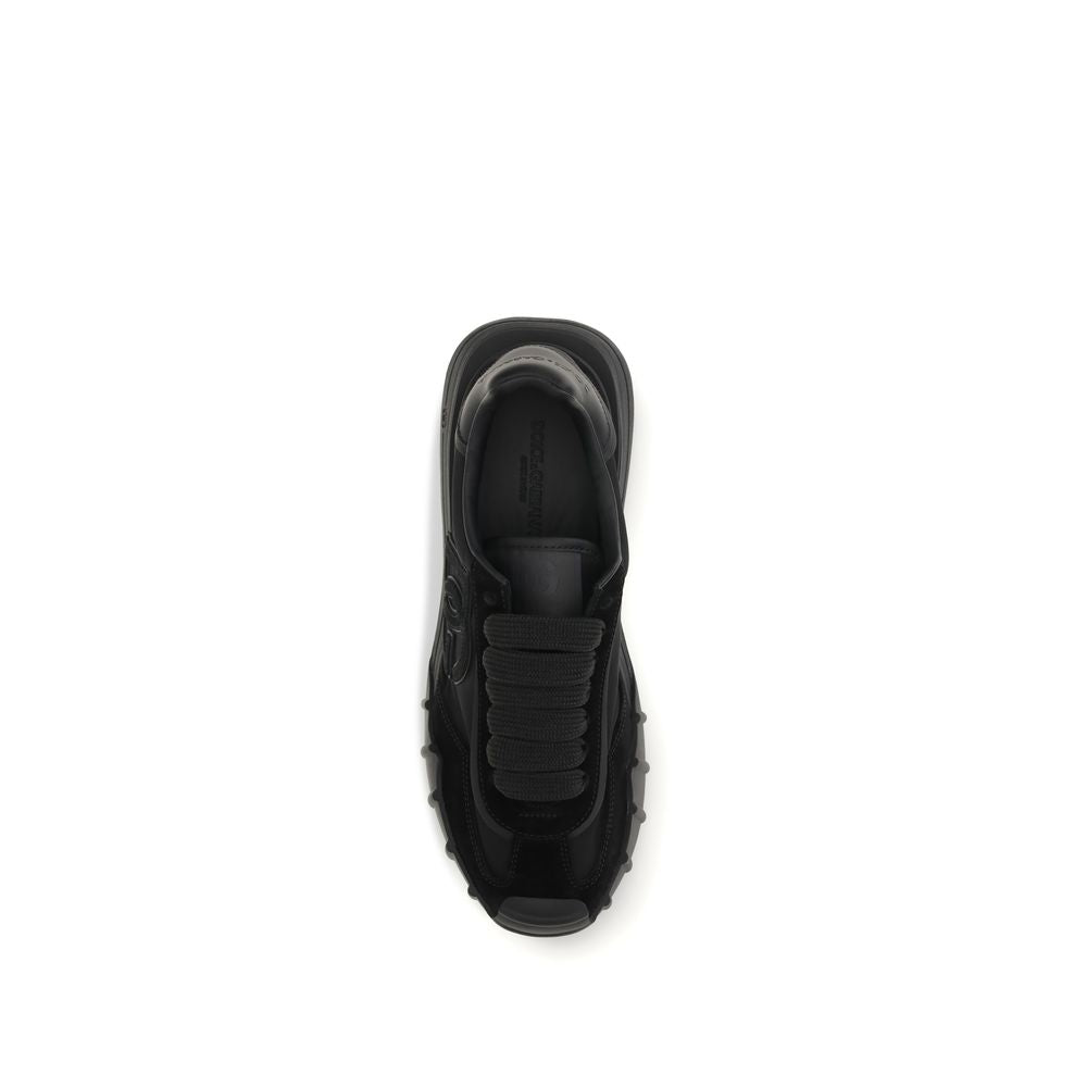 Dolce & Gabbana Black Athletic Sneakers for Men side view