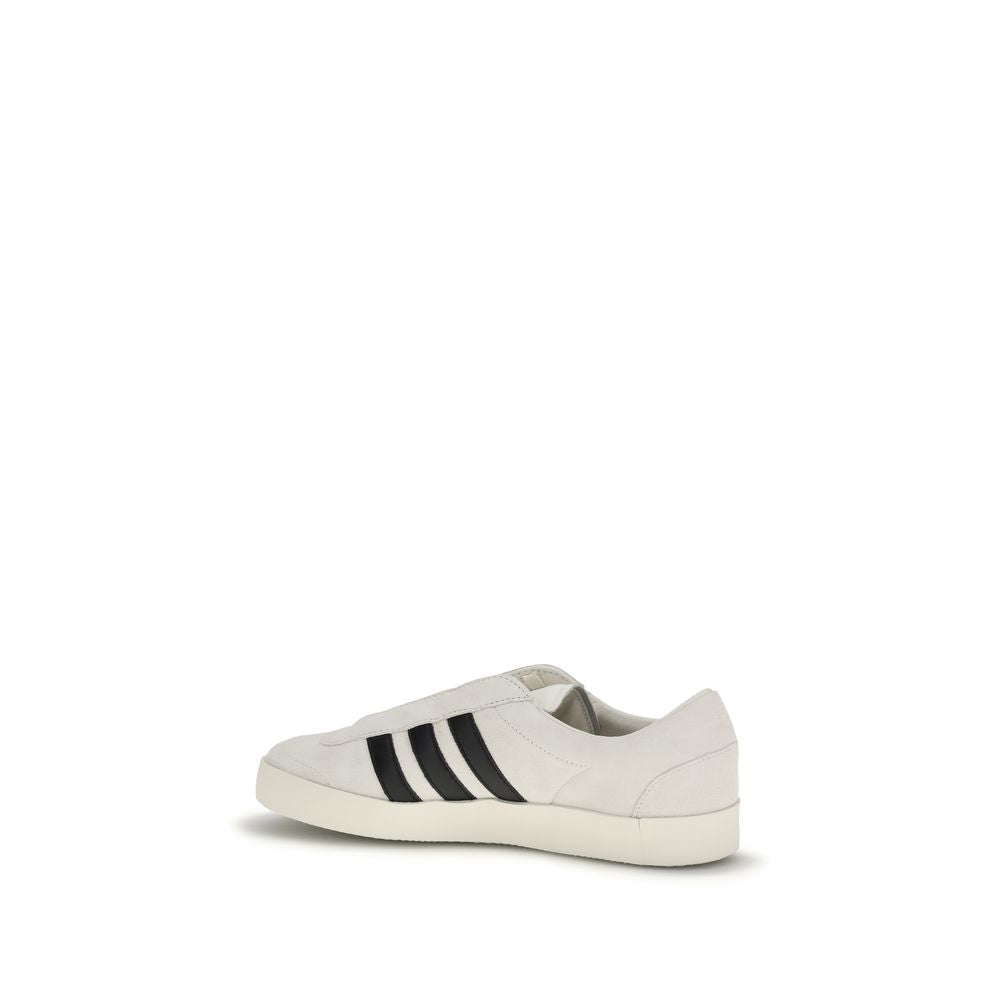 Baskets basses Y-3 en cuir de veau beige Bos Taurus