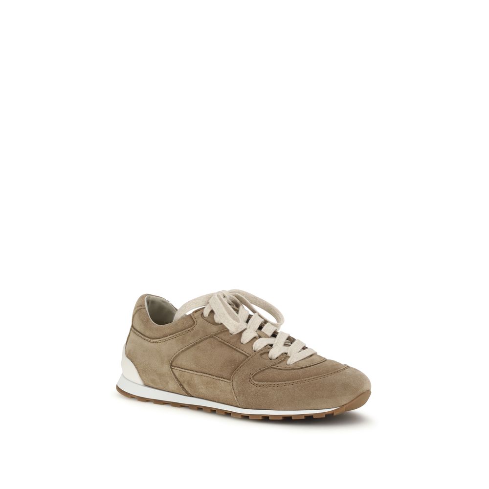 Brunello Cucinelli Beige Low Top Sneakers for Women alternate view