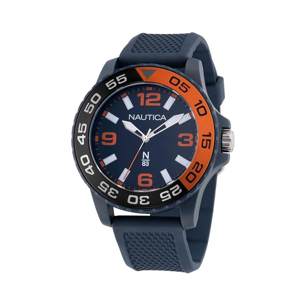 Montre de sport synthétique bleue NAUTICA