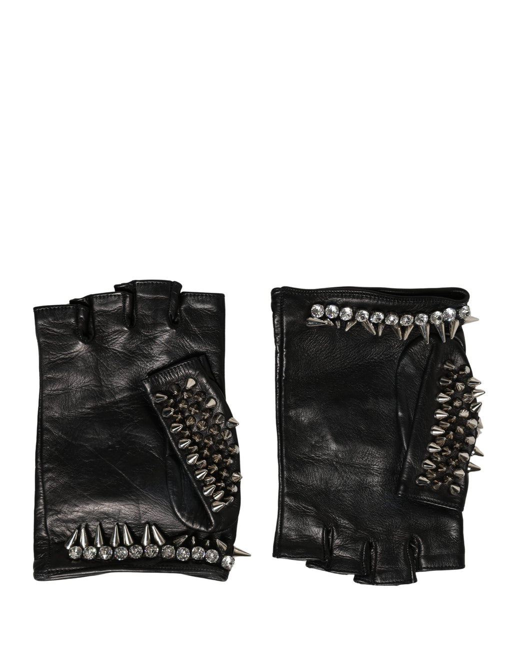 Dolce & Gabbana Black Gloves for Women detail view