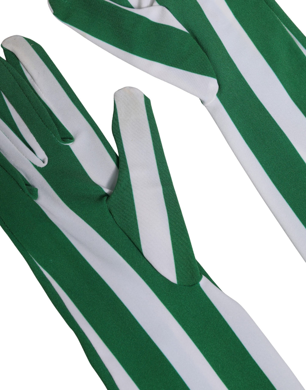 Dolce & Gabbana Green Gloves for Women side view